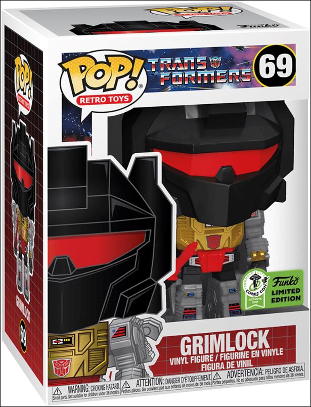 POP! Retro Toys figure 69 Grimlock ECCC Exclusive