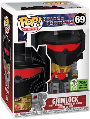 POP! Retro Toys figure 69 Grimlock ECCC Exclusive