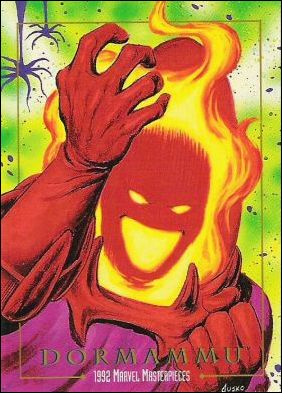 1992 Marvel Masterpieces (Base Set) card 27 Dormammu