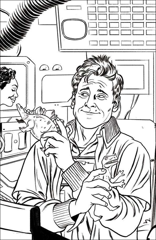 Firefly issue 5-E Joe Quinones 1:25 Black & White Cover