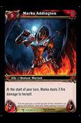 World of Warcraft: March of the Legion (Base Set) card 195 Marka Addington