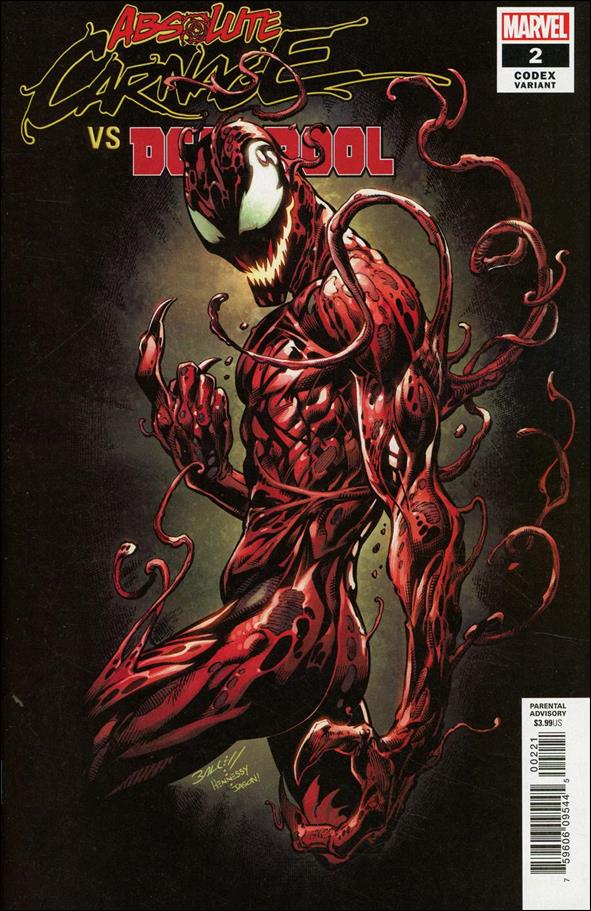 Absolute Carnage vs Deadpool issue 2-C Mark Bagley 1:25 Codex Cover