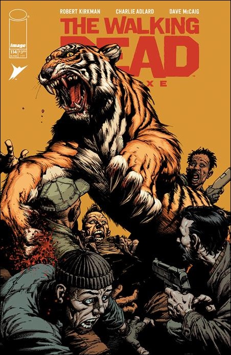 Walking Dead Deluxe issue 114 David Finch Cardstock Cover