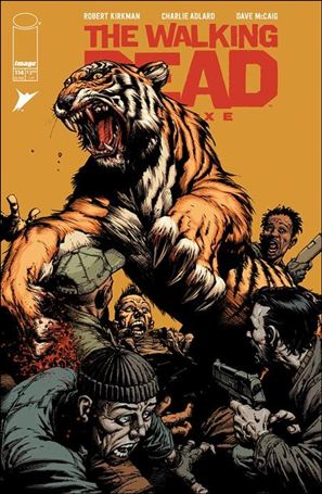 Walking Dead Deluxe issue 114 David Finch Cardstock Cover