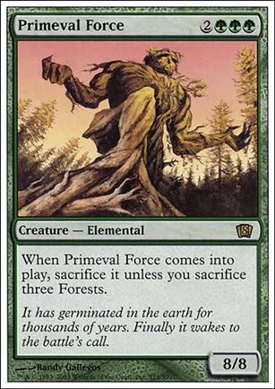 Magic the Gathering: 8th Edition (Base Set) card 273 Primeval Force