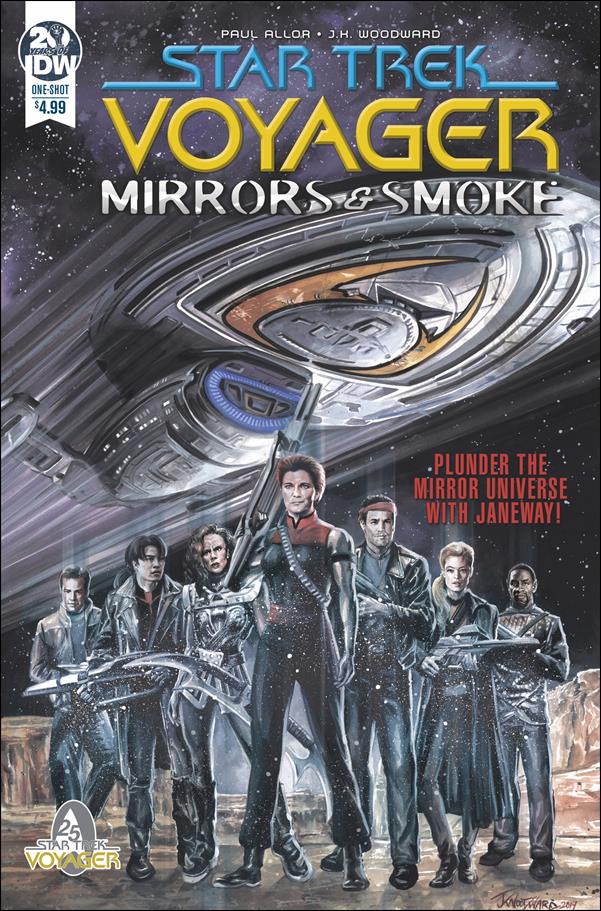 Star Trek: Voyager: Mirrors and Smoke issue One-Shot J.K. Woodward Cover