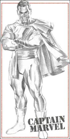 Kingdom Come Xtra (Sketchboards Subset) card 3 Captain Marvel