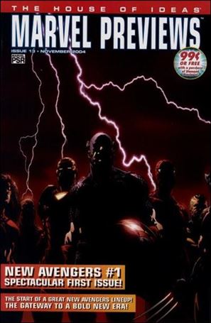 Marvel Previews (2003) issue 13 Flipbook w/ Epting & Granov Iron Man & Cap Cover