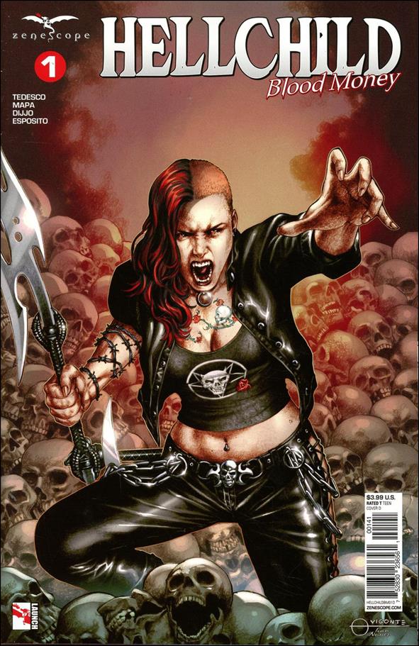 Hellchild: Blood Money issue 1-D Geebo Vigonte Cover