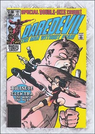 Marvel Beginnings: Series 1 (Breakthrough Issues Comic Cover Subset) card B-8 Daredevil Vol. 1 #181