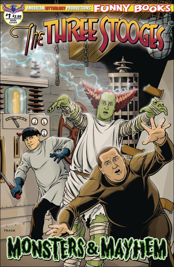 Three Stooges: Monsters & Mayhem issue 1 Brendon Fraim & Brain Fraim Cover