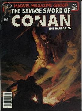 Savage Sword of Conan the Barbarian (Base Set) card 30 Cover Issue #79