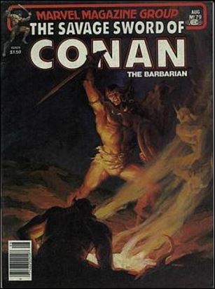 Savage Sword of Conan the Barbarian (Base Set) card 30 Cover Issue #79