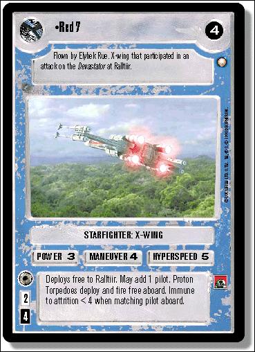 Star Wars: Special Edition Limited (Base Set) card 309 Red 7