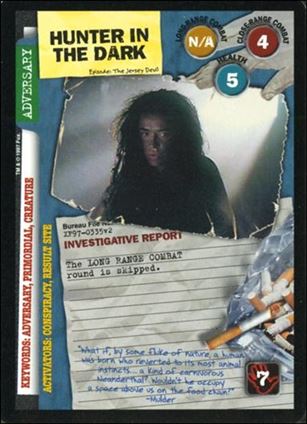 X-Files: The Truth Is Out There (Base Set) card XF97-0335v2 Hunter In The Dark