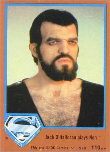 Superman (Movie) Series 2 (Base Set) card 110 Jack O'Halloran plays Non