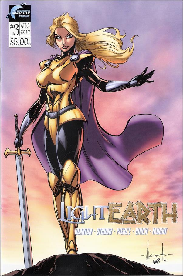 Light-Earth issue 3-D Ale Garza Cover