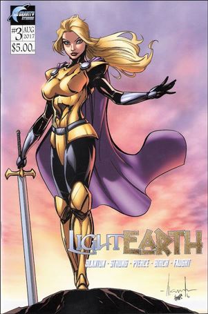 Light-Earth issue 3-D Ale Garza Cover