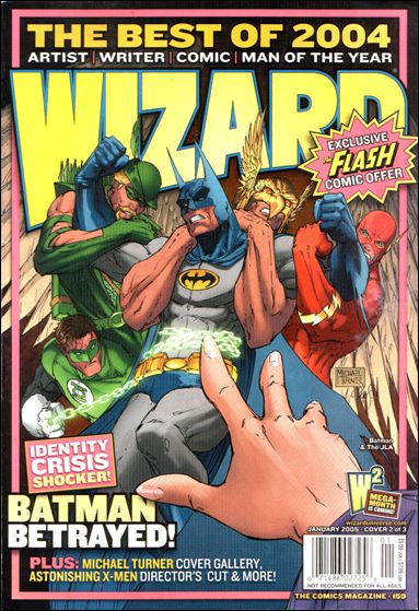 Wizard: The Comics Magazine issue 159 Michael Turner Identity Crisis Cover