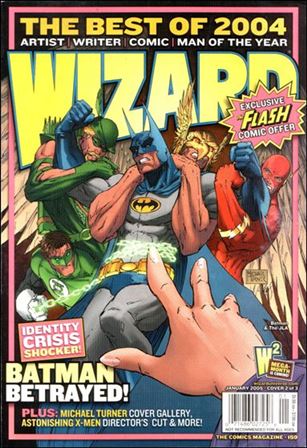 Wizard: The Comics Magazine issue 159 Michael Turner Identity Crisis Cover