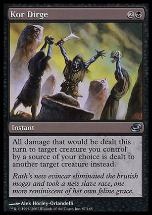 Magic the Gathering: Planar Chaos (Base Set) card 87 Kor Dirge