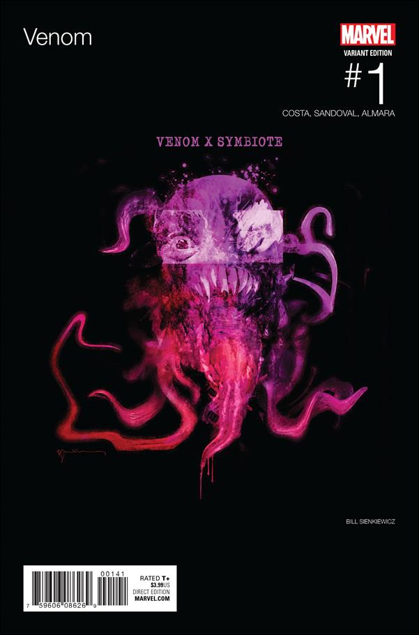 Venom (2017) issue 1-C Bill Sienkiewicz Hip Hop Cover