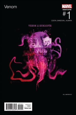 Venom (2017) issue 1-C Bill Sienkiewicz Hip Hop Cover