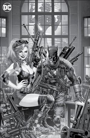 Batman Who Laughs: The Grim Knight issue 1-G Jay Anacleto Unknown Comics Remarked B&W Cover