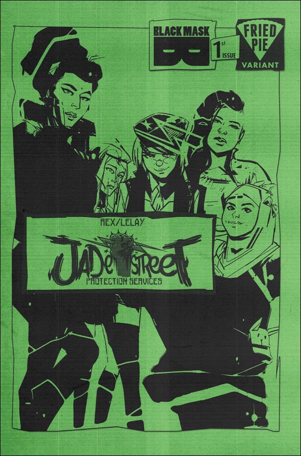 Jade Street Protection Services issue 1-C Annie Wu Fried Pie Cover