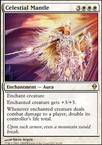 Magic The Gathering: Zendikar (Base Set) card 6 Celestial Mantle