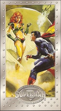 Superman: The Man of Steel Platinum Series Collector's Edition (Base Set) card 52 Maxima and Superman