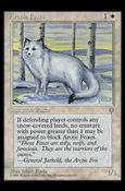 Magic the Gathering: Ice Age (Base Set) card 2 Arctic Foxes