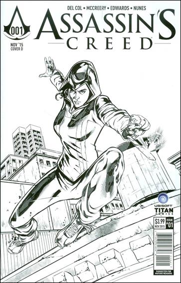 Assassin's Creed issue 1-D Neil Edwards 1:25 Sketch Cover