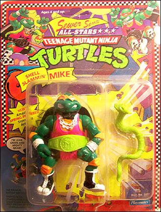 Teenage Mutant Ninja Turtles: Sewer Sports Allstar Turtles figure 3 Shell Slammin' Mike