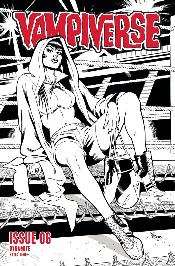 Vampiverse issue 6-O Maria Sanapo 1:25 Black & White Cover
