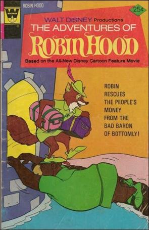 Walt Disney Productions the Adventures of Robin Hood issue 7-B Whitman Cover