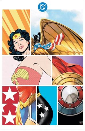 Wonder Woman: Uncovered issue 1-D Daniel Sampere Foil Virgin Cardstock Cover