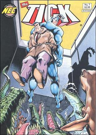 Tick (1988) issue 7-E White & Red Logo Cover (5th Printing)
