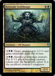Magic the Gathering: Duel Decks: Izzet vs. Golgari (Base Set) card 52 Korozda Guildmage