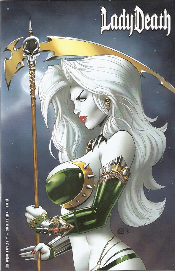 Lady Death: Extinction Express (2016) issue 1-I Chase Edition - Green Cover
