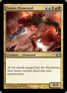 Magic the Gathering: Planechase 2012 Edition (Base Set) card 93 Fusion Elemental