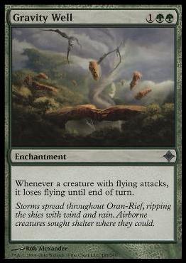 Magic the Gathering: Rise of the Eldrazi (Base Set) card 185 Gravity Well