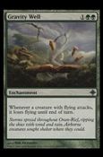 Magic the Gathering: Rise of the Eldrazi (Base Set) card 185 Gravity Well