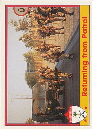 Operation Desert Shield (Base Set) card 18 Returning From Patrol