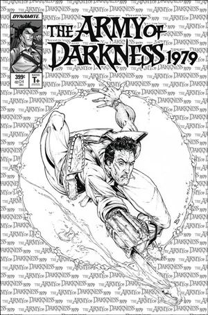 Army of Darkness 1979 issue 4-H Jamie Biggs 1:11 Black & White Cover