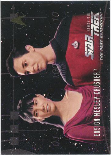 Star Trek: The Next Generation - The Episode Collection Season Four (Base Set) card 415 Ensign Wesley Crusher