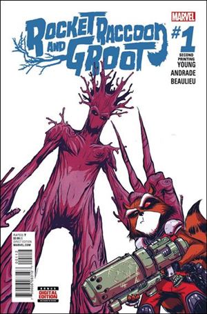 Rocket Raccoon & Groot issue 1-I Skottie Young Cover (2nd Printing)