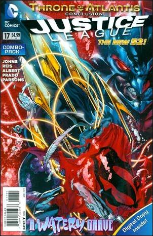 Justice League (2011) issue 17-C Unbagged Ivan Reis Cover Combo Pack