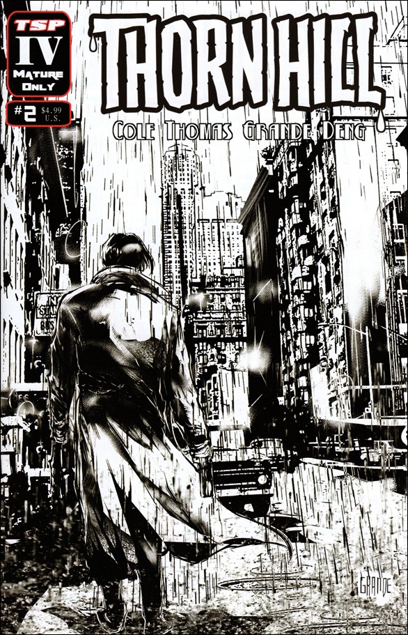 Thorn Hill issue 2-B JC Grande Black and White Cover