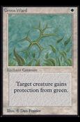 Magic the Gathering: Limited Edition Alpha (Base Set) card 20 Green Ward
